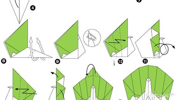Detail Origami Katak Lompat Nomer 32