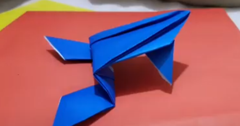 Detail Origami Kodok Loncat Nomer 13