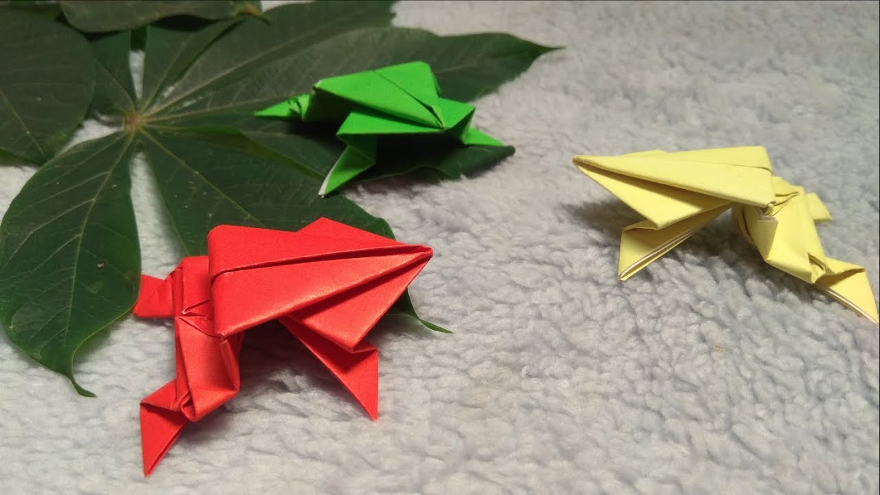 Detail Origami Kodok Loncat Nomer 4