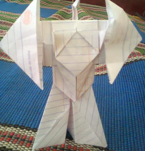 Detail Origami Orang Orangan Nomer 11