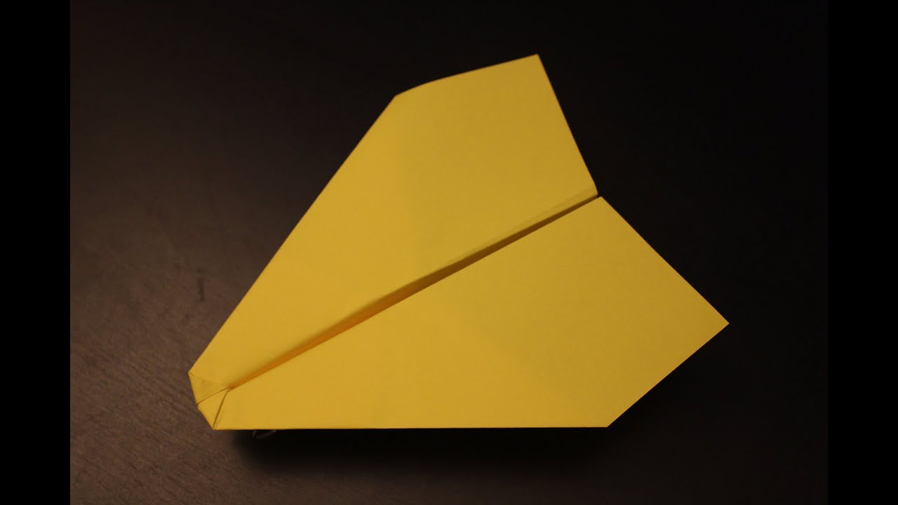 Detail Origami Paper Airplane Nomer 13