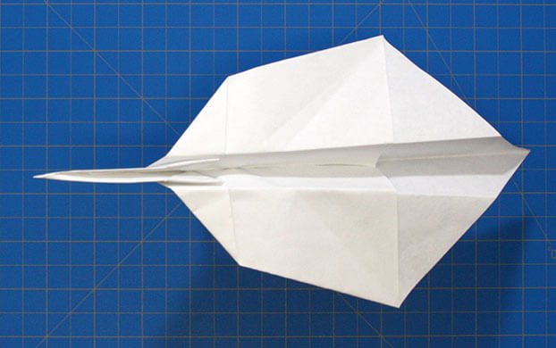Detail Origami Paper Airplane Nomer 16
