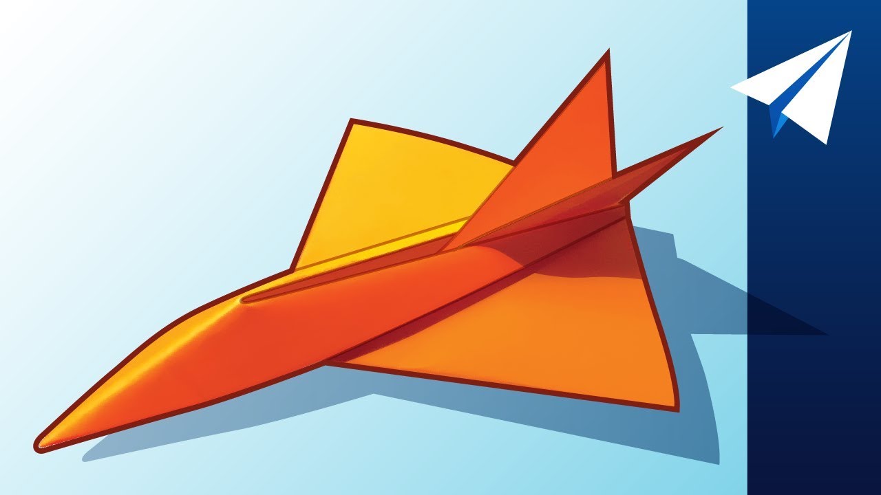 Detail Origami Paper Airplane Nomer 19