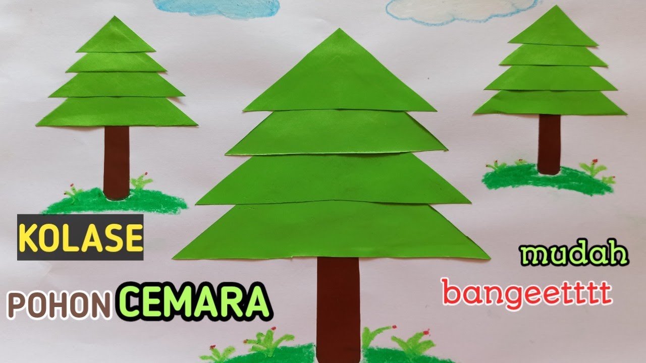 Detail Origami Pohon Cemara Nomer 4