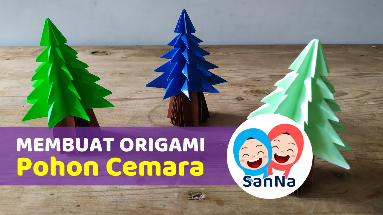Detail Origami Pohon Cemara Nomer 6