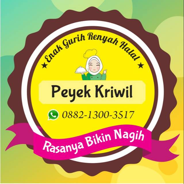 Detail Logo Peyek Kacang Nomer 13