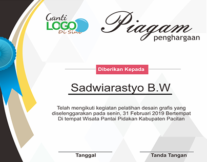 Detail Logo Piagam Penghargaan Nomer 41