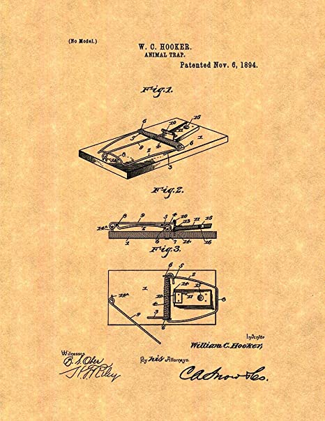 Detail Original Mouse Trap Patent Nomer 25