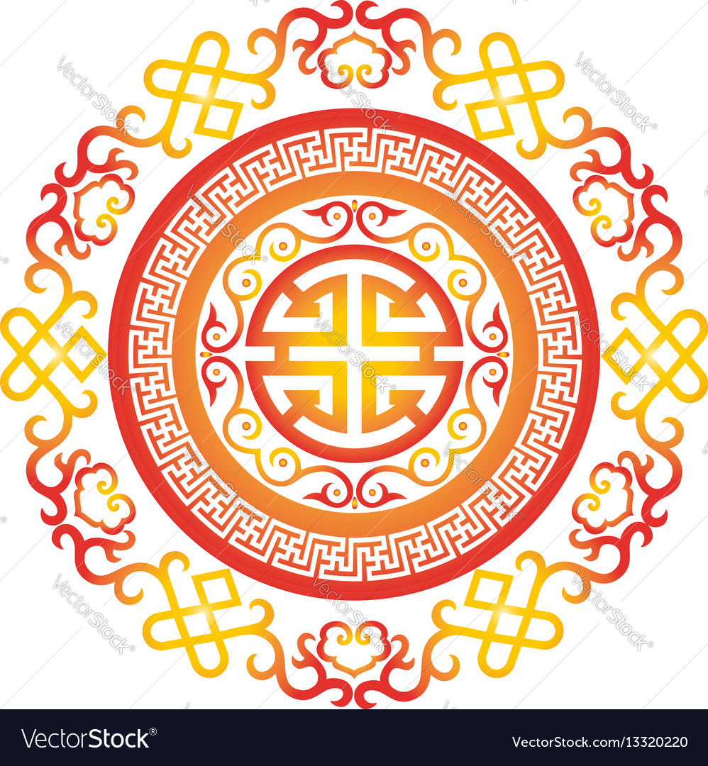 Detail Ornamen China Vector Nomer 2