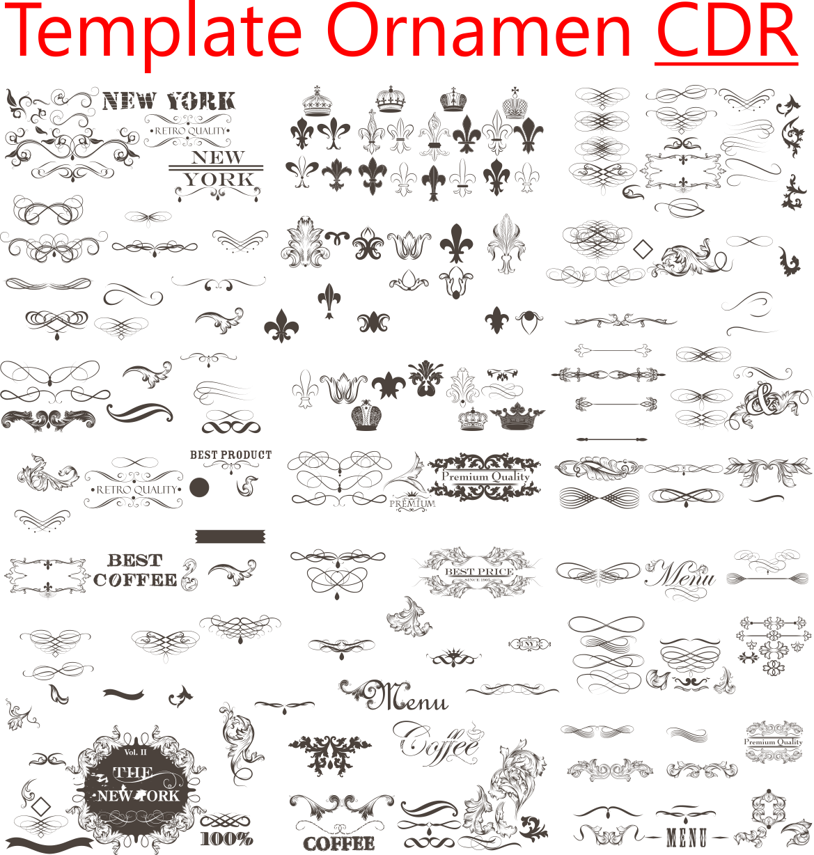 Detail Ornamen Coreldraw Nomer 11