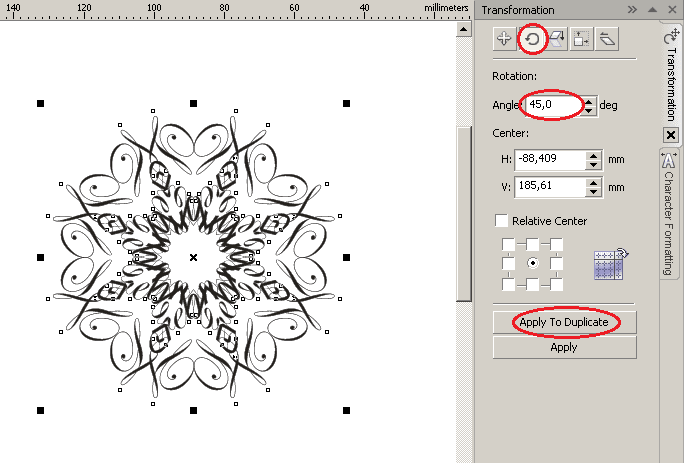 Detail Ornamen Coreldraw Nomer 27