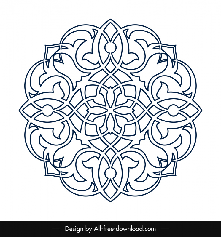 Detail Ornamen Coreldraw Nomer 33