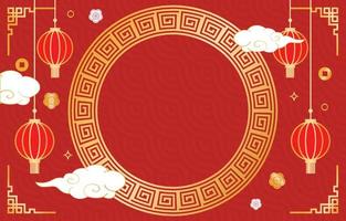 Ornamen Imlek Vector - KibrisPDR