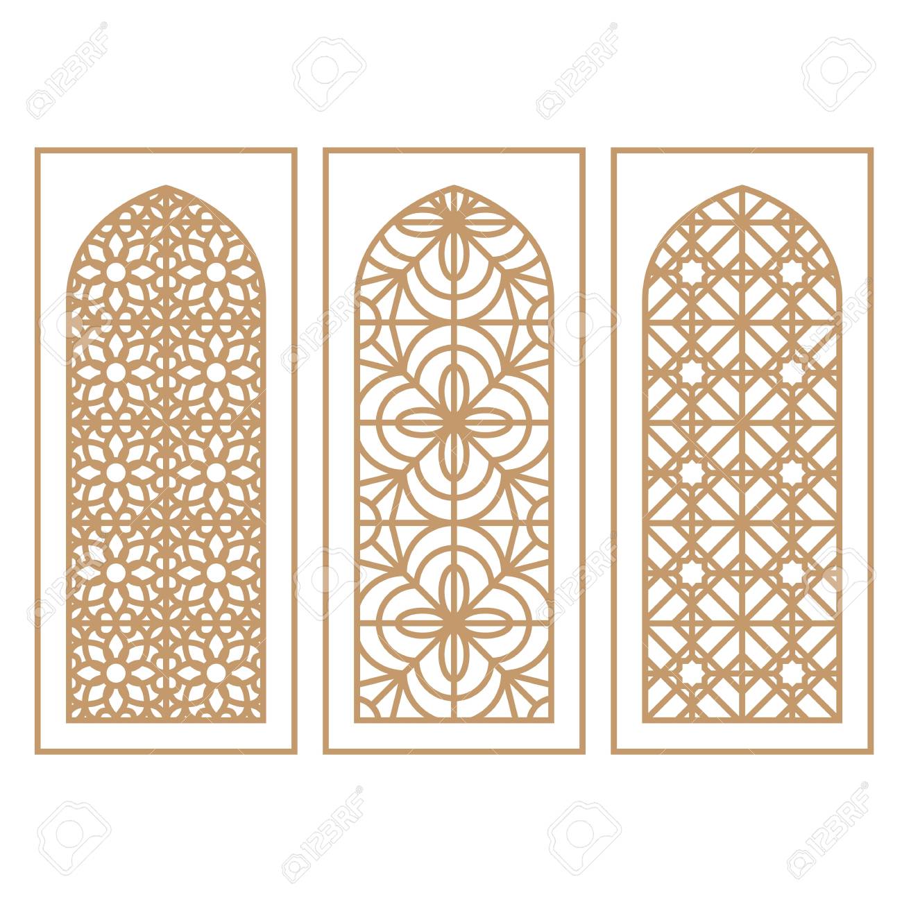 Detail Ornamen Masjid Vector Nomer 49