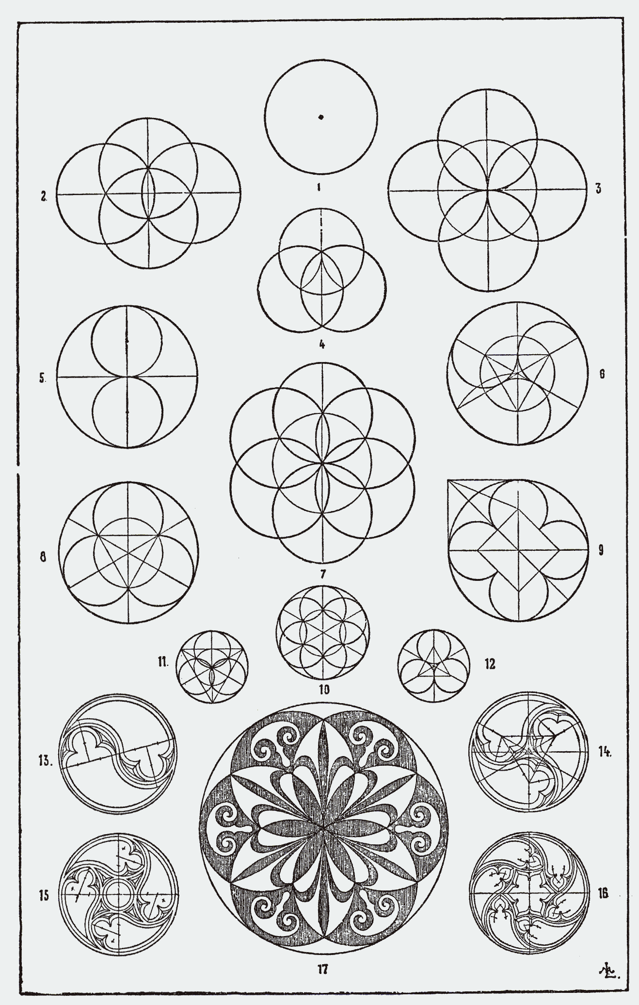 Detail Ornamen Motif Geometris Nomer 9