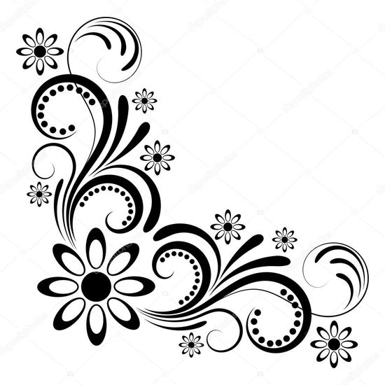 Detail Ornamen Pojok Vector Nomer 23