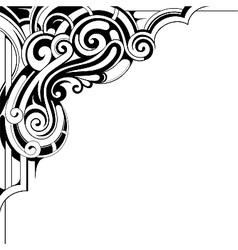 Detail Ornamen Pojok Vector Nomer 4