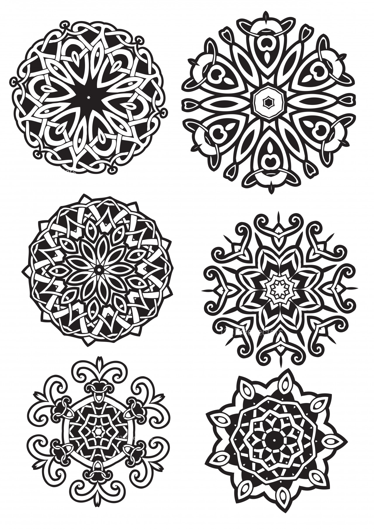 Detail Ornamen Vector Nomer 47