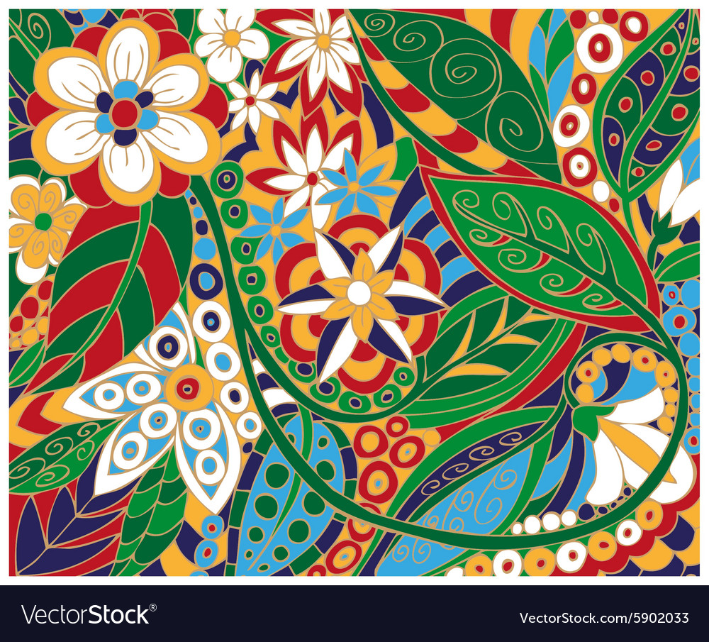 Detail Ornament Batik Vector Nomer 16