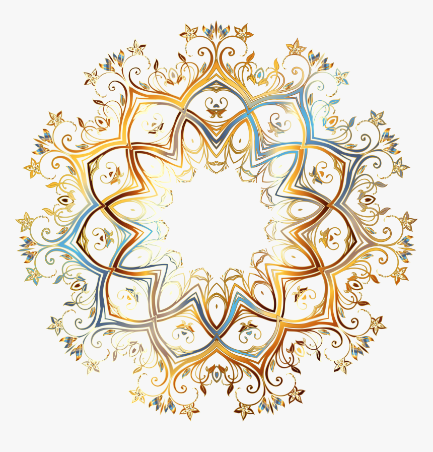Ornament Islamic Gold Png - KibrisPDR