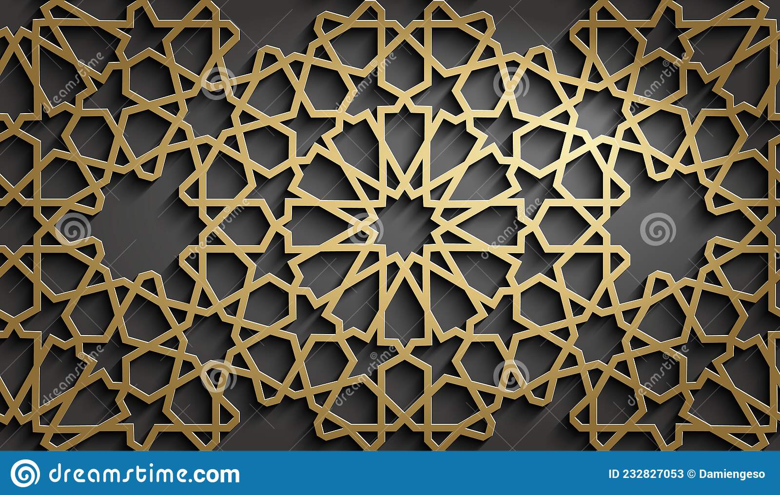 Detail Ornament Islamic Gold Png Nomer 19