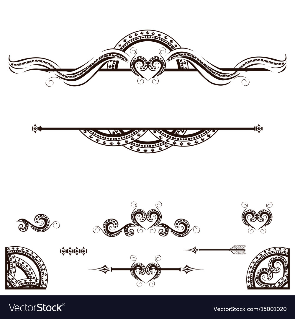 Detail Ornament Vector Nomer 20