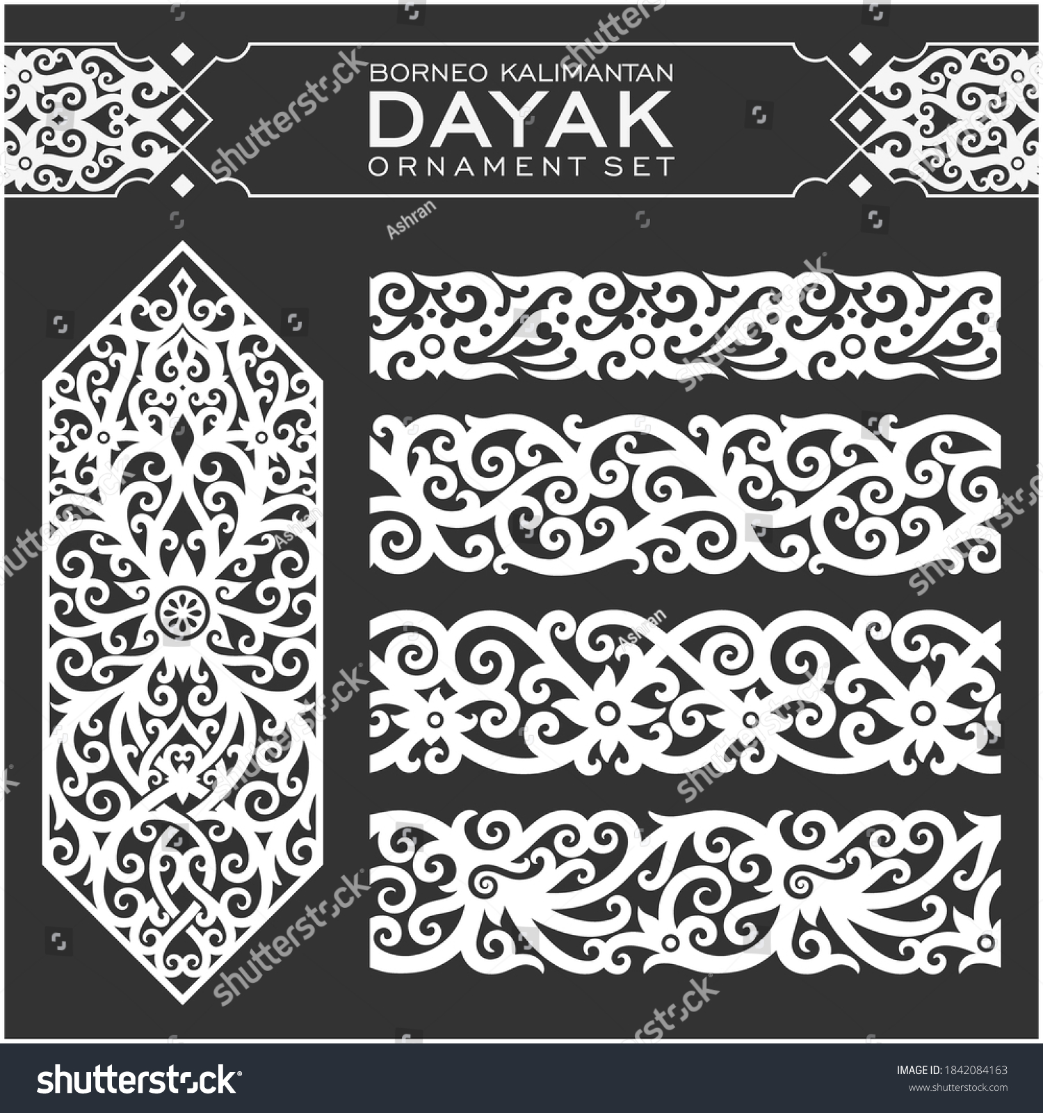 Detail Ornament Vector Nomer 22