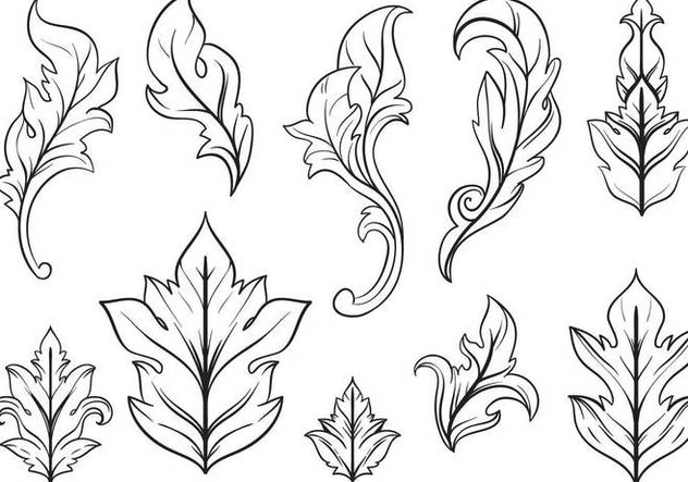 Detail Ornament Vector Free Download Nomer 46