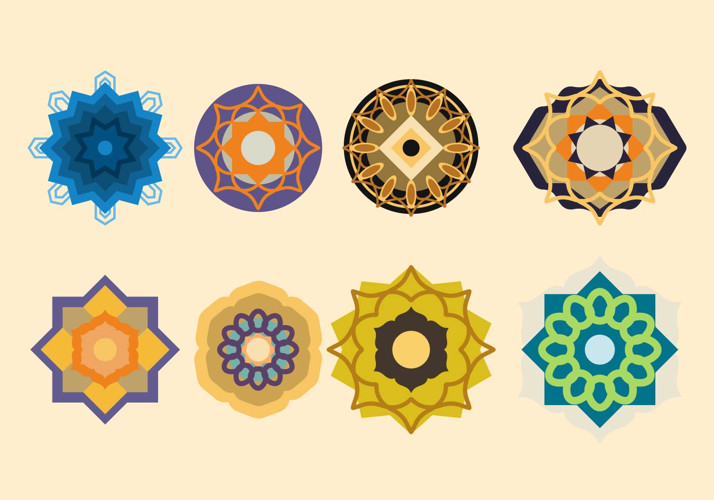 Detail Ornament Vector Islamic Nomer 24