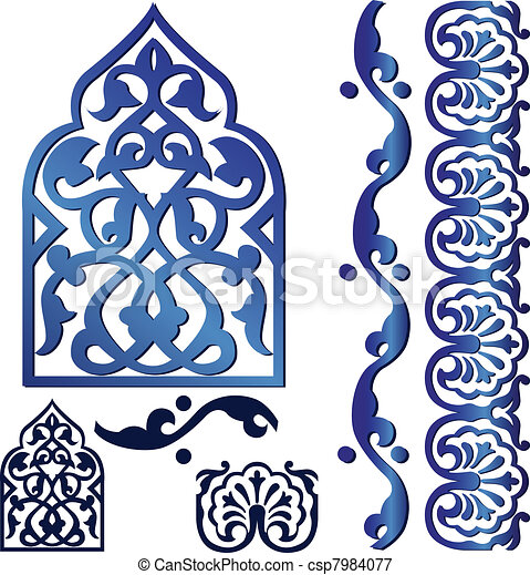Detail Ornament Vector Islamic Nomer 31