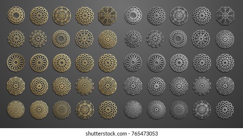 Detail Ornament Vector Islamic Nomer 46