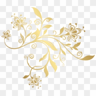 Detail Ornament Vector Png Gold Nomer 24