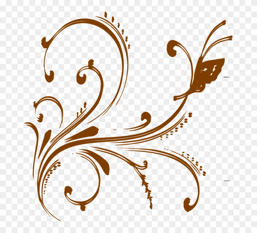 Detail Ornament Vector Png Gold Nomer 28