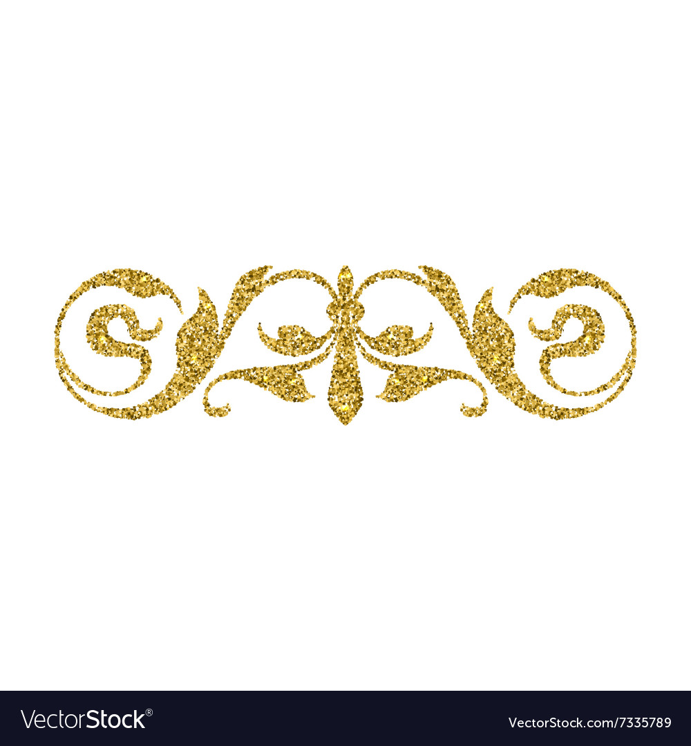Detail Ornament Vector Png Gold Nomer 42
