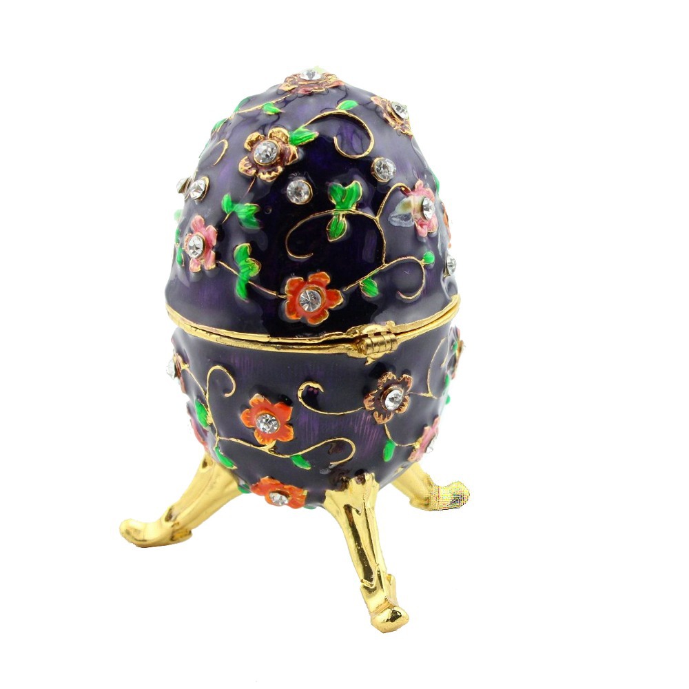 Detail Ostrich Egg Jewelry Box Nomer 51