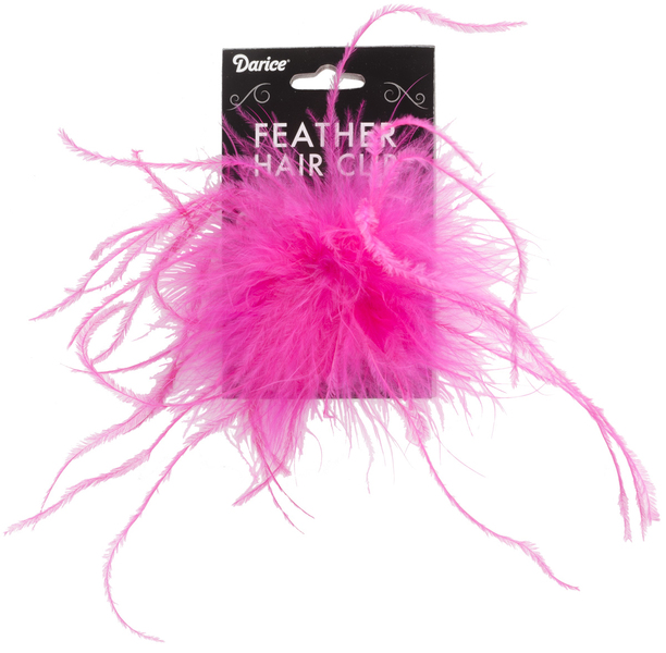 Detail Ostrich Feather Hair Clip Nomer 14