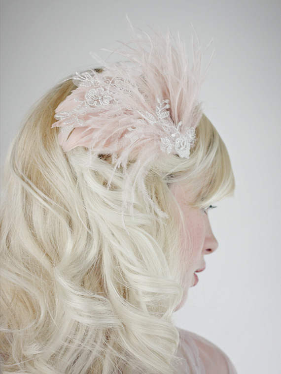 Detail Ostrich Feather Hair Clip Nomer 10