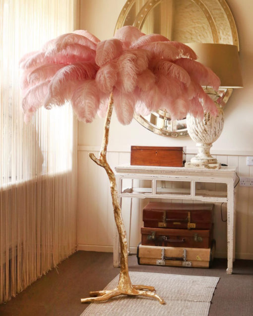 Detail Ostrich Feather Lamp Nomer 3