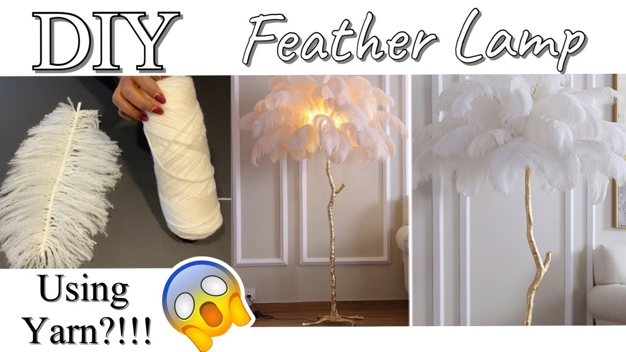 Detail Ostrich Feather Lamp Nomer 26