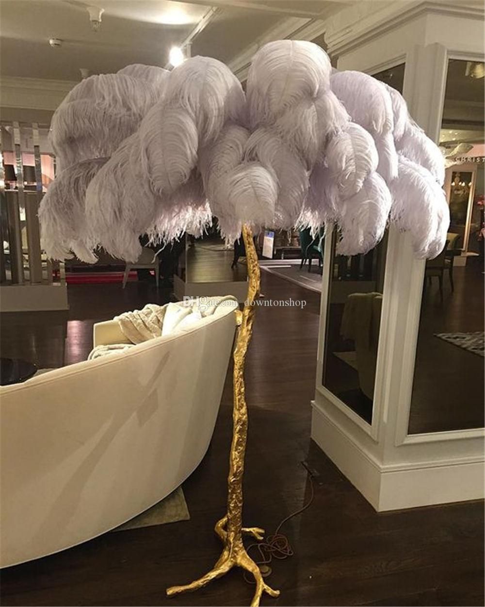 Detail Ostrich Feather Lamp Nomer 35