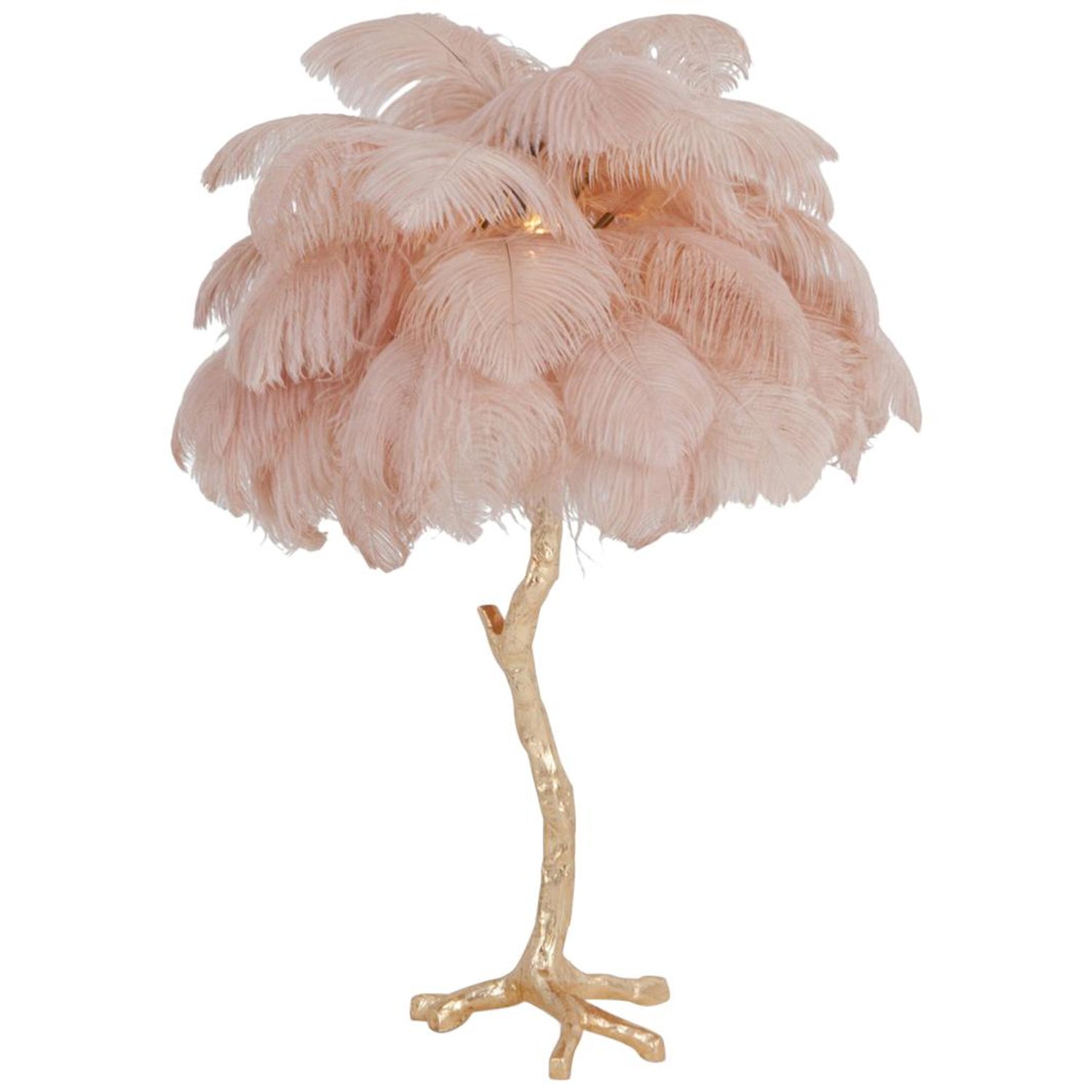 Detail Ostrich Feather Lamp Nomer 56