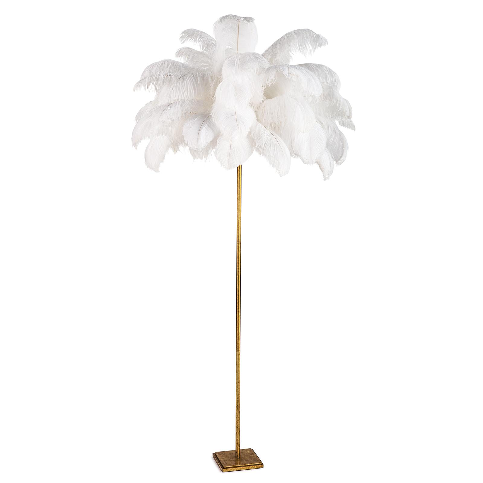 Detail Ostrich Feather Tree Lamp Nomer 42