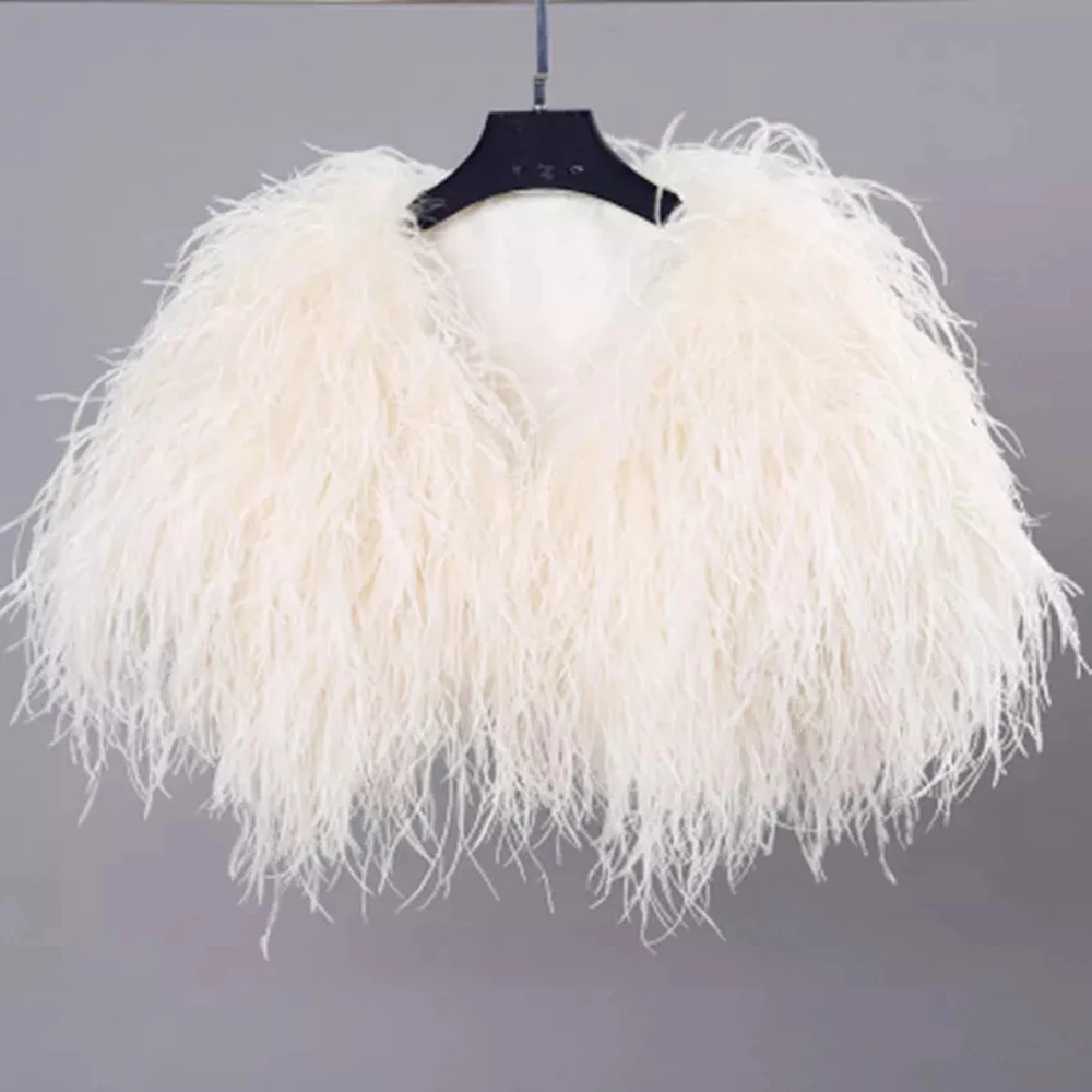 Detail Ostrich Fur Jacket Nomer 51