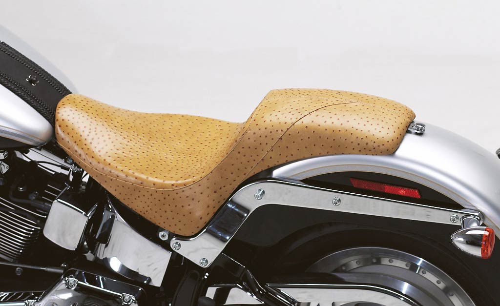 Detail Ostrich Leather Motorcycle Seat Nomer 26