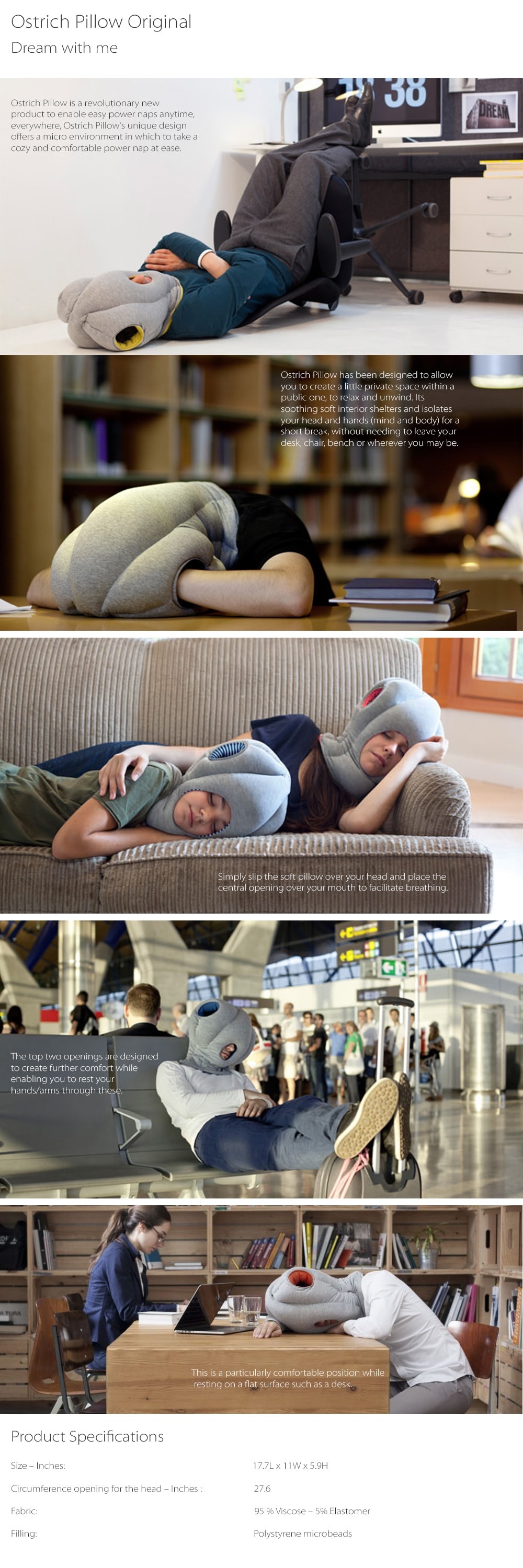 Detail Ostrich Pillow Ebay Nomer 53