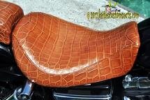Detail Ostrich Skin Motorcycle Seat Nomer 8