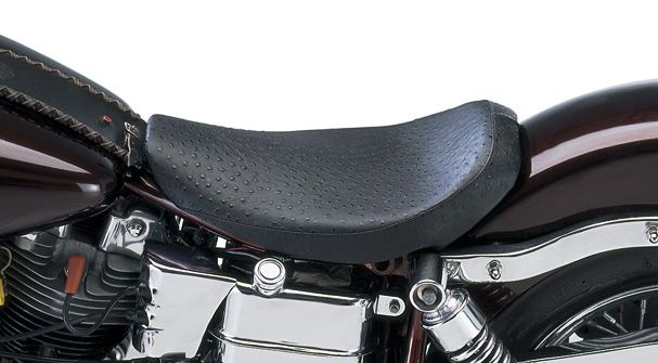 ostrich skin motorcycle seat