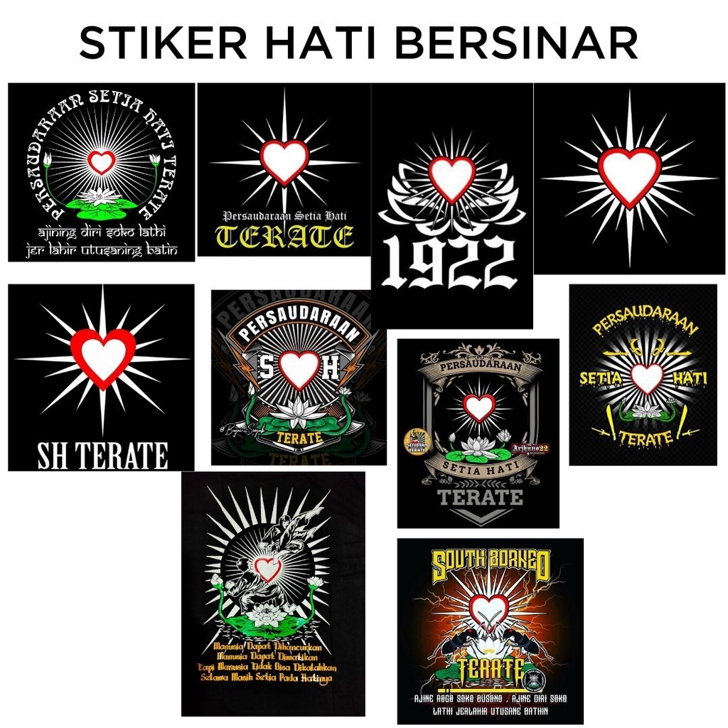 Detail Logo Psht Hati Bersinar Nomer 42