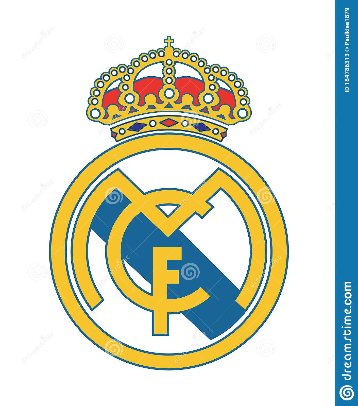 Detail Logo Real Madrid Keren Nomer 21