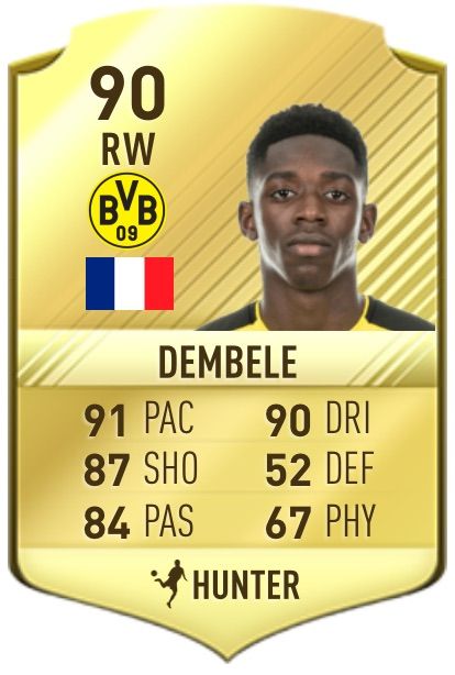 Detail Ousmane Dembele Fifa 17 Nomer 49